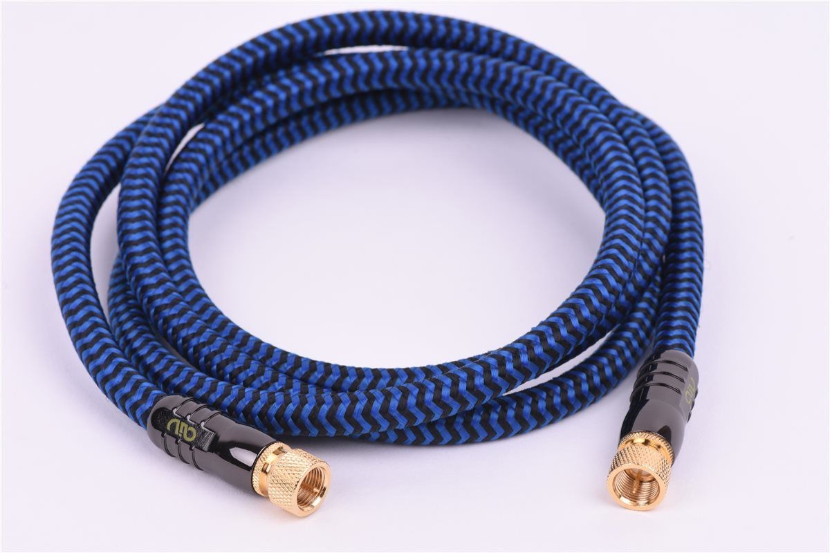 AIV Blue Snake Antennenkabel mit F-Stecker 1-50m Satellitenkabel Sat