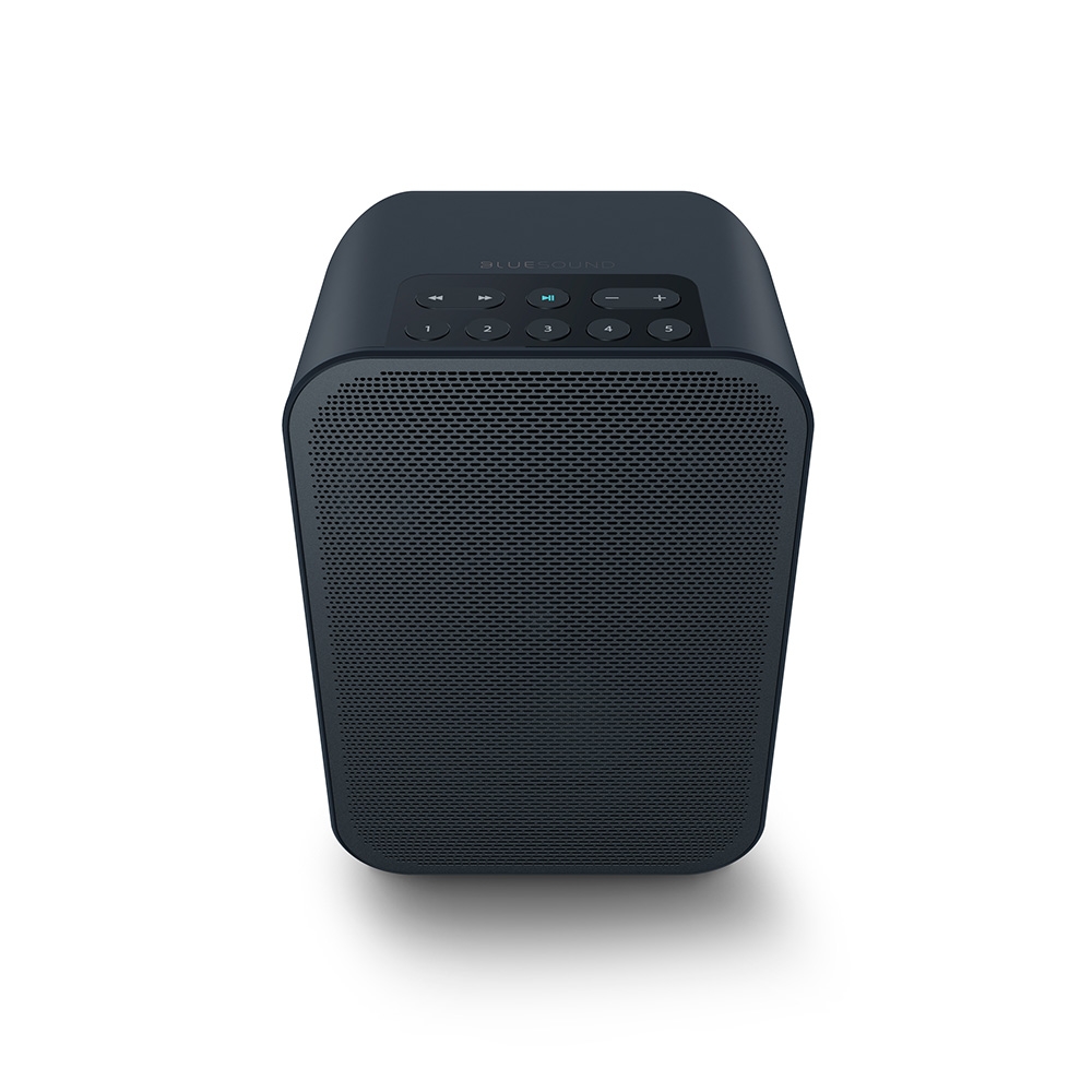 Bluesound PULSE FLEX 2i Schwarz - Der portable und flexible Streaming-Lautsprecher fr Zuhause und unterwegs- UVP 349 EUR