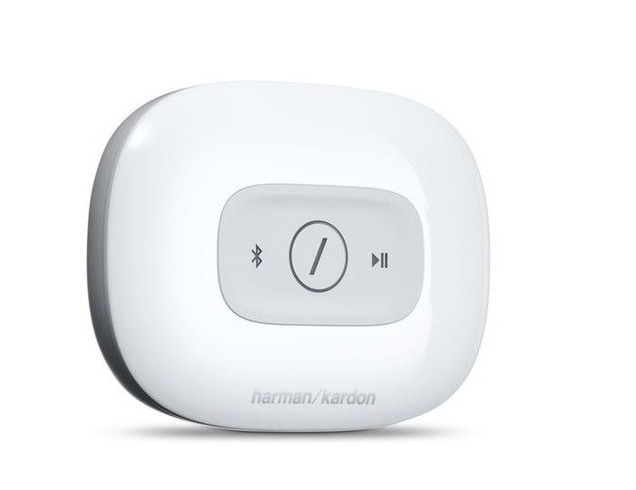 HARMAN KARDON Omni Adapt Hochwertiger High End Bluetooth Adapter- UVP 169-Euro Weiss Neuwertige Kundenretoure in technisch und optisch einwandfreiem Zustand