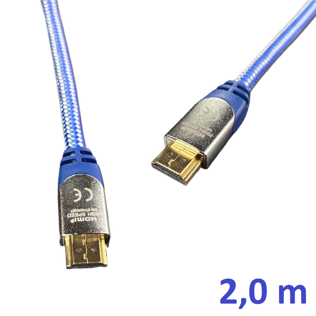 Inakustik Premium High Speed HDMI Kabel 2-0m mit Ethernet HDMI 2-0